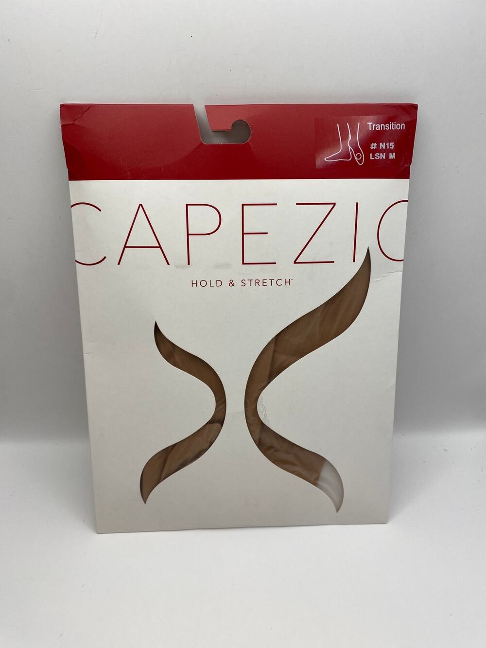 Capezio Hold & Stretch Transition Tights Size M Light Suntan #N15 New Sealed